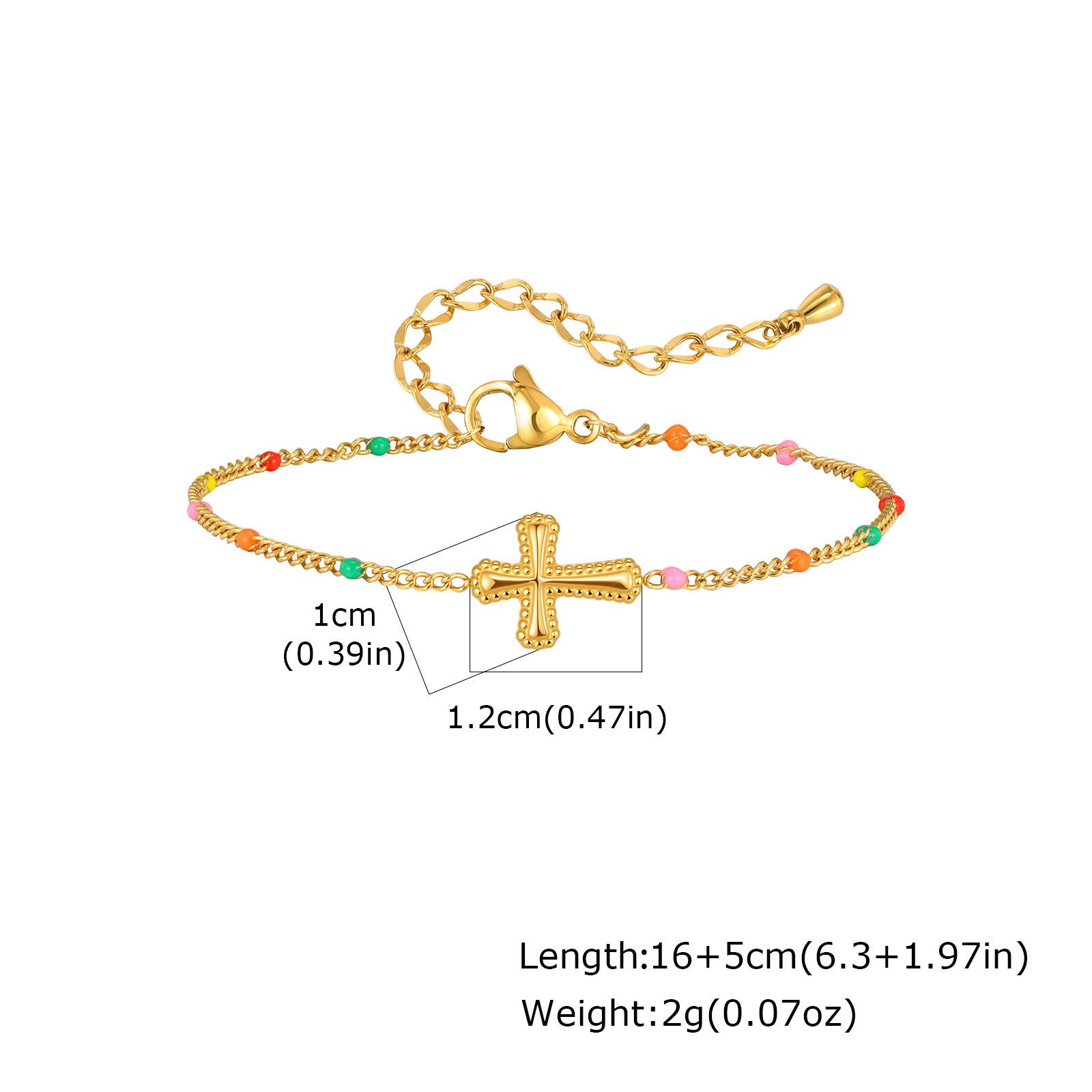 Fashion Personality Stainless Steel Color Oil Dripping Snake Bracelet Cross Br-2627
Fashion Personality Stainless Steel Color Oil Dripping Snake Bracelet Cross Br-2627