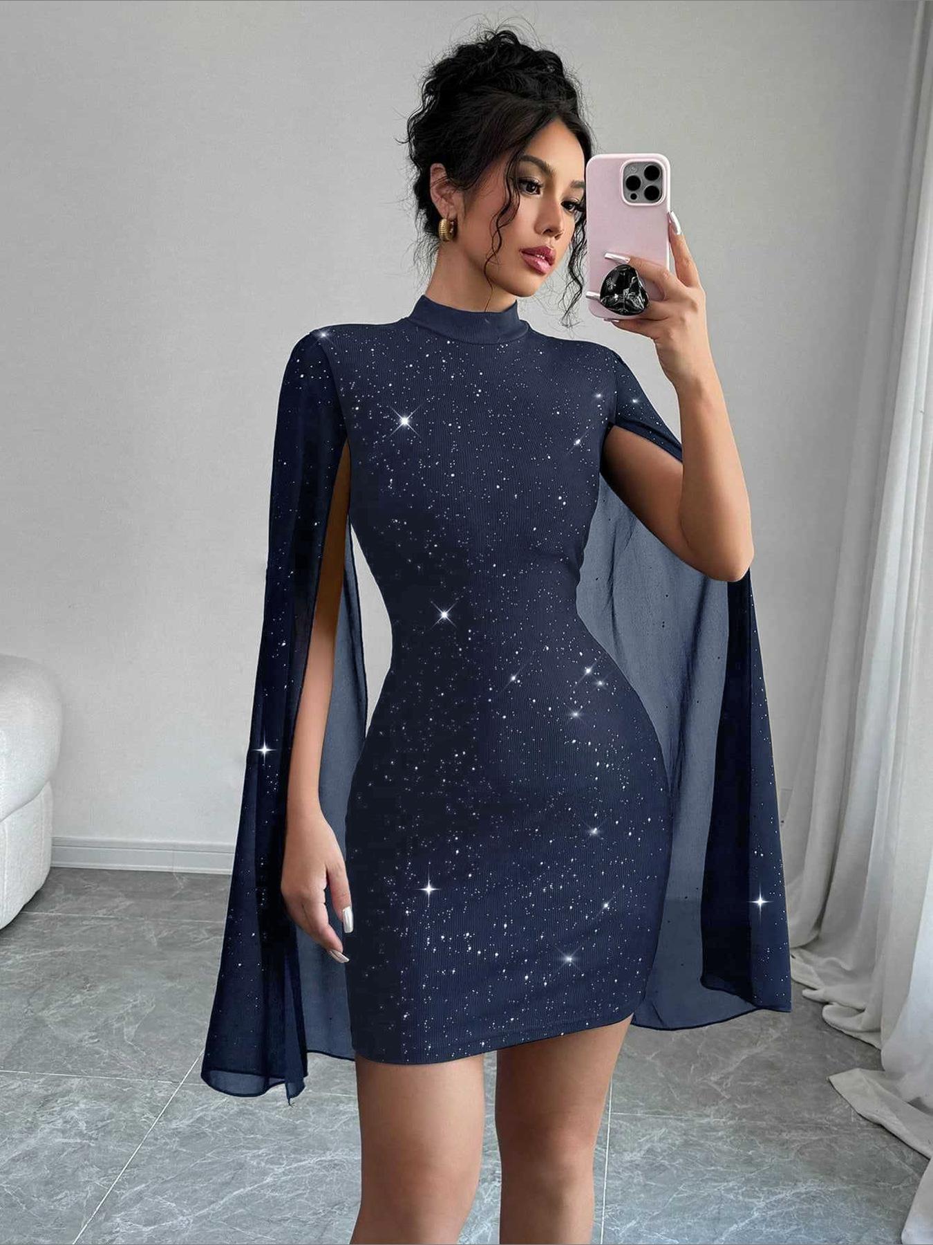 Women s Dress Shiny Print Turtleneck Lantern Sleeve Skinny Sexy Hottie Party Butt Bag Dress XL
Women s Dress Shiny Print Turtleneck Lantern Sleeve Skinny Sexy Hottie Party Butt Bag Dress XL