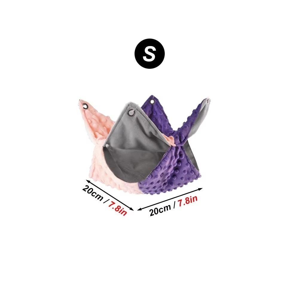 Double Thickened Hammock Contrast Color Pet Cage Accessories New Pet Hanging Bed Winter Purple S
Double Thickened Hammock Contrast Color Pet Cage Accessories New Pet Hanging Bed Winter Purple S