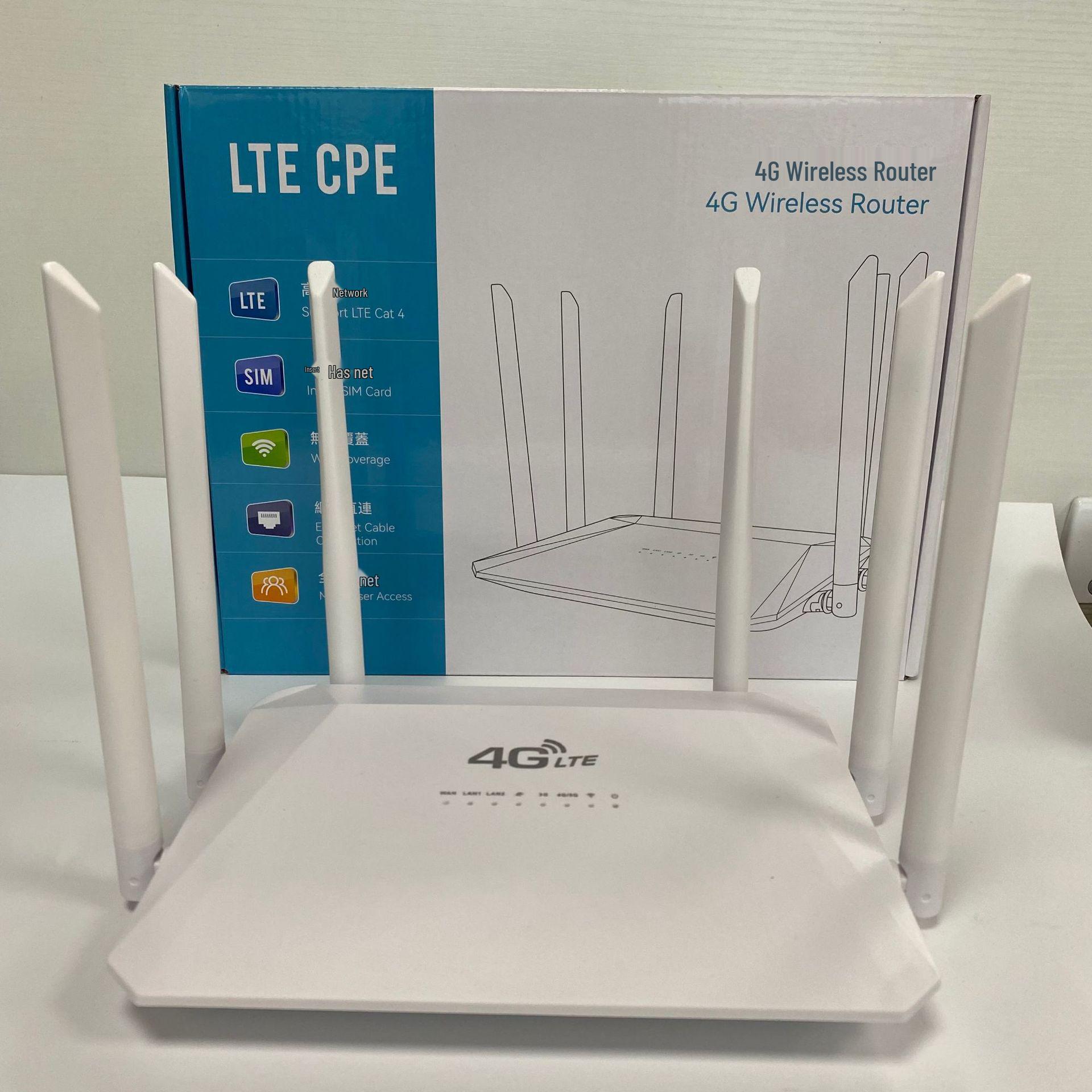 4G LTE Wireless WiFi Router with SIM Card Slot & 3 Network Ports for Home/Office Use 1
4G LTE Wireless WiFi Router with SIM Card Slot & 3 Network Ports for Home/Office Use 1