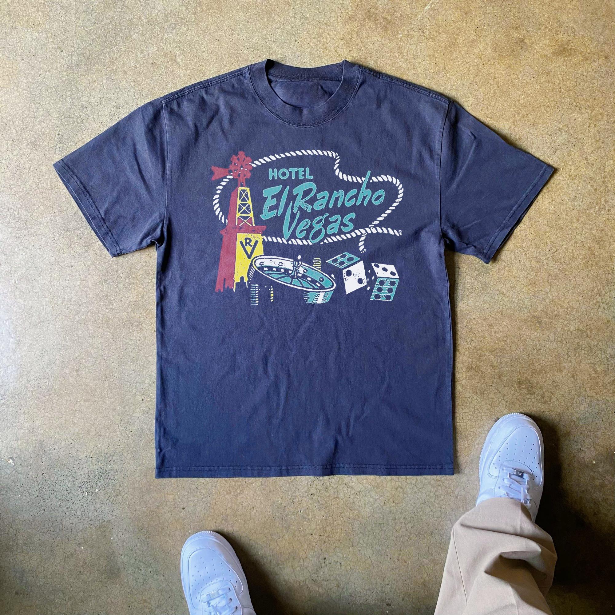 El Rancho Vegas Hotel T-Shirt Men Women Retro Casino Graphic Cotton Short Sleeve Streetwear Tee S разноцветный
El Rancho Vegas Hotel T-Shirt Men Women Retro Casino Graphic Cotton Short Sleeve Streetwear Tee S разноцветный
