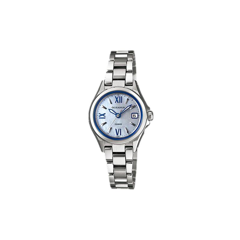 Casio OCEANUS series-disc three-hand simple classic pointer date display multi-function waterproof quartz movement titanium strap OCW-70PJ-7AJF синий
Casio OCEANUS series-disc three-hand simple classic pointer date display multi-function waterproof quartz movement titanium strap OCW-70PJ-7AJF синий