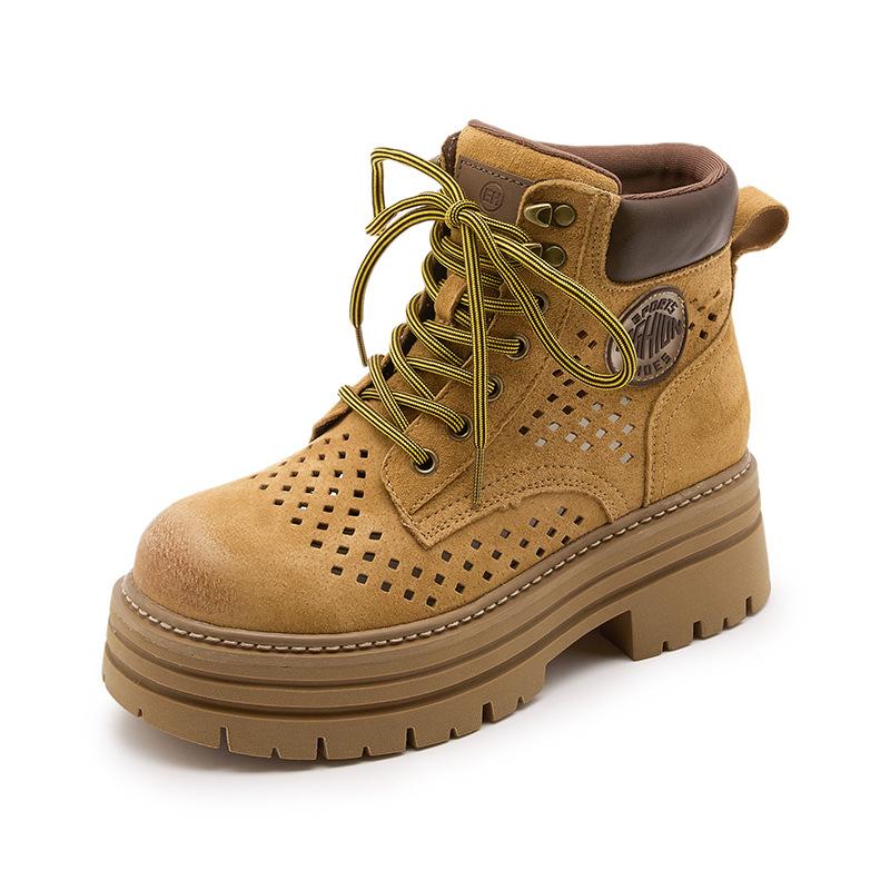 Leather hollow Martin boots women s 2025 summer new popular breathable versatile outdoor pink small thick-soled short boots 35
Leather hollow Martin boots women s 2025 summer new popular breathable versatile outdoor pink small thick-soled short boots 35