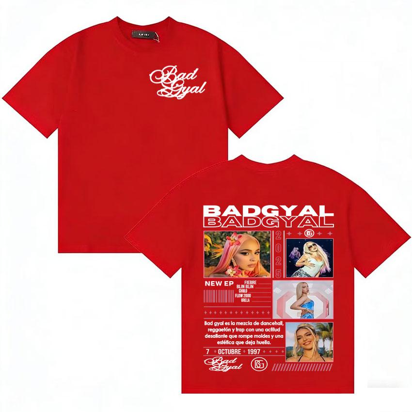 Singer Bad Gyal 2025 Popluar Music T Shirts Unisexs Women Crewneck Cotton Teenagers Short Sleeve Tshirt Hot Sale T Shirt Fans Gift S
Singer Bad Gyal 2025 Popluar Music T Shirts Unisexs Women Crewneck Cotton Teenagers Short Sleeve Tshirt Hot Sale T Shirt Fans Gift S