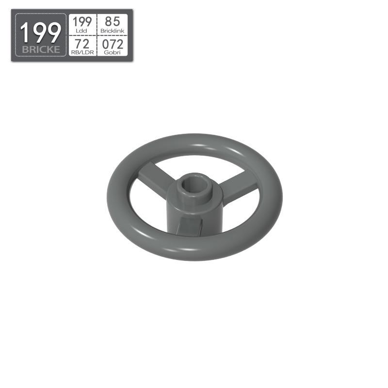 Brick Guest 3x3 Steering Wheel Compatible with LEGO 2819 MOC Building Blocks Single Piece темно-серого
Brick Guest 3x3 Steering Wheel Compatible with LEGO 2819 MOC Building Blocks Single Piece темно-серого