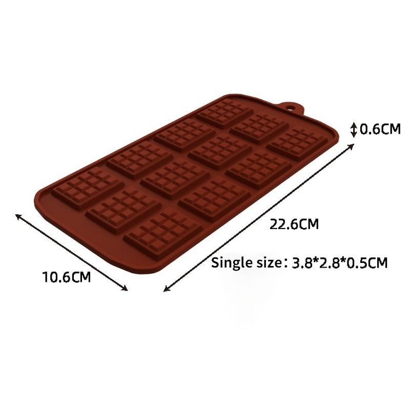 2Pcs Silicone Chocolate Mold 12 Even Fondant Molds DIY Cake Decor Baking Accessories
2Pcs Silicone Chocolate Mold 12 Even Fondant Molds DIY Cake Decor Baking Accessories