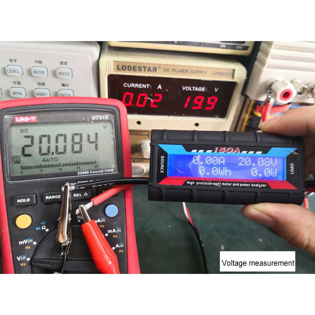 ABS Watt Meter Reusable Professional 150A Digital Electrical Solar Panel LCD Screen Power Analyzer Voltmeter Backlight
ABS Watt Meter Reusable Professional 150A Digital Electrical Solar Panel LCD Screen Power Analyzer Voltmeter Backlight