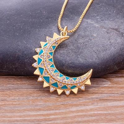 Nidin New Design 5 Colors Enamel Drop Oil Pendant Sun Totem Moon Chain Necklace For Women Jewelry Party Friend Gifts Wholesale светло-синий
Nidin New Design 5 Colors Enamel Drop Oil Pendant Sun Totem Moon Chain Necklace For Women Jewelry Party Friend Gifts Wholesale светло-синий