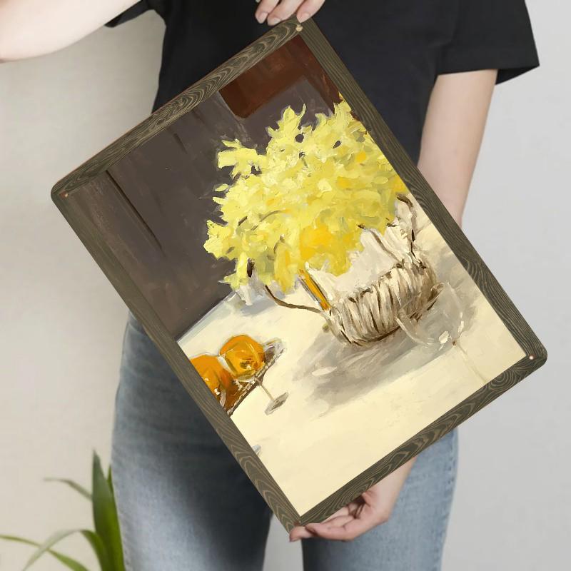 Modern Simple Yellow Flower Fruit Still Life Metal Iron Painting Home Decor Wall Art Custom Mural 20x30cm(7.8x11.8inch)
Modern Simple Yellow Flower Fruit Still Life Metal Iron Painting Home Decor Wall Art Custom Mural 20x30cm(7.8x11.8inch)