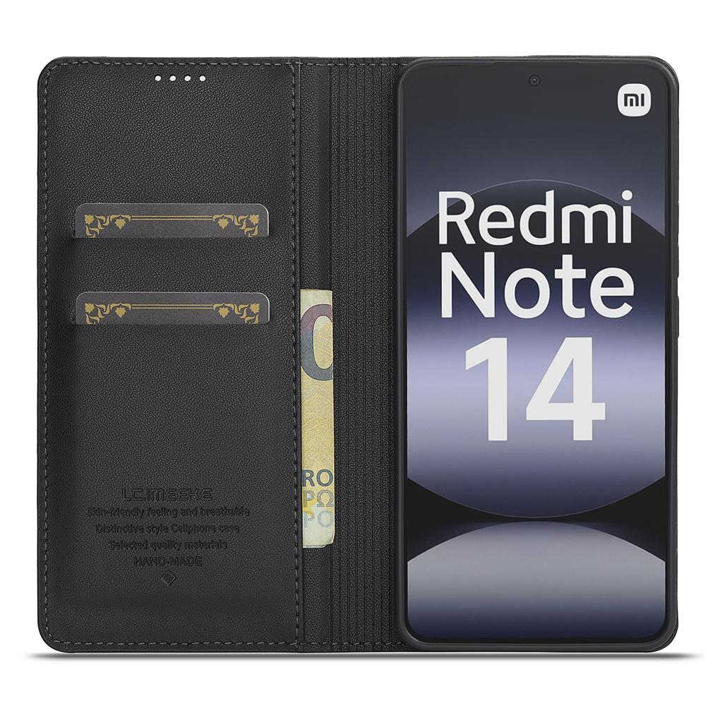 LC.IMEEKE L1 Series for Xiaomi Redmi Note 14 4G (164.84mm) Case PU Leather Wallet Stand Protective Phone Cover Purple
LC.IMEEKE L1 Series for Xiaomi Redmi Note 14 4G (164.84mm) Case PU Leather Wallet Stand Protective Phone Cover Purple