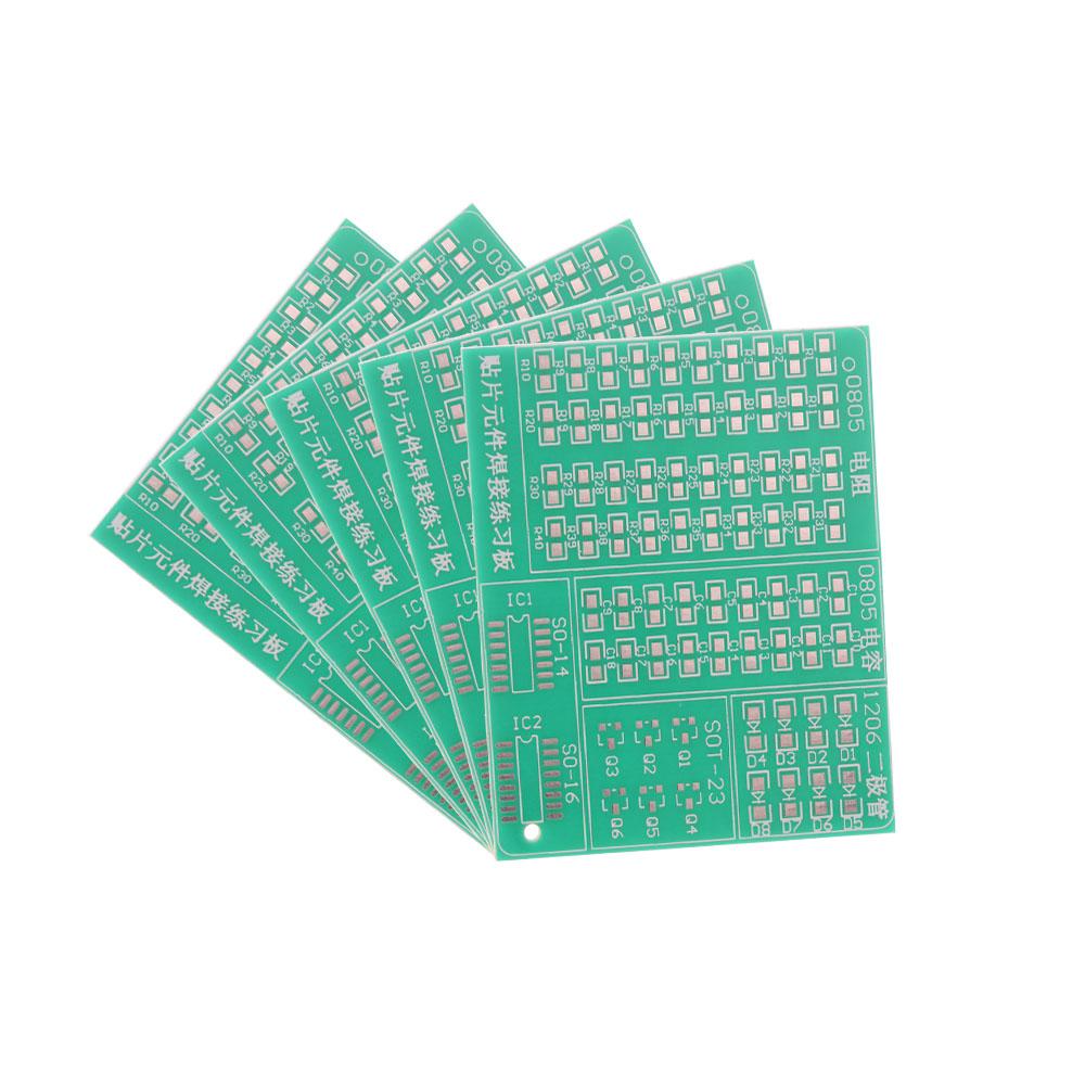 5PCS Одностороння PCB для 0805 1206 SOT23 50X60MM 53X63MM DIY PCB Board SMD PCB board електронний комплект 53x63MM
5PCS Одностороння PCB для 0805 1206 SOT23 50X60MM 53X63MM DIY PCB Board SMD PCB board електронний комплект 53x63MM