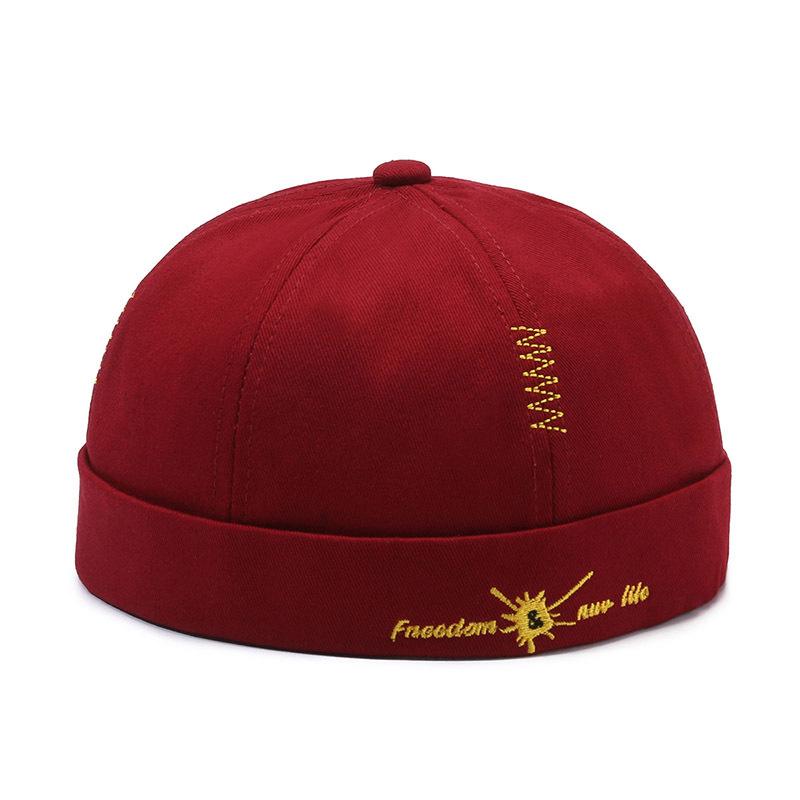 Cotton Solid Cap Color Round Top Hat Headwear Breathable Skullcap Unisex Gift бордовий
Cotton Solid Cap Color Round Top Hat Headwear Breathable Skullcap Unisex Gift бордовий