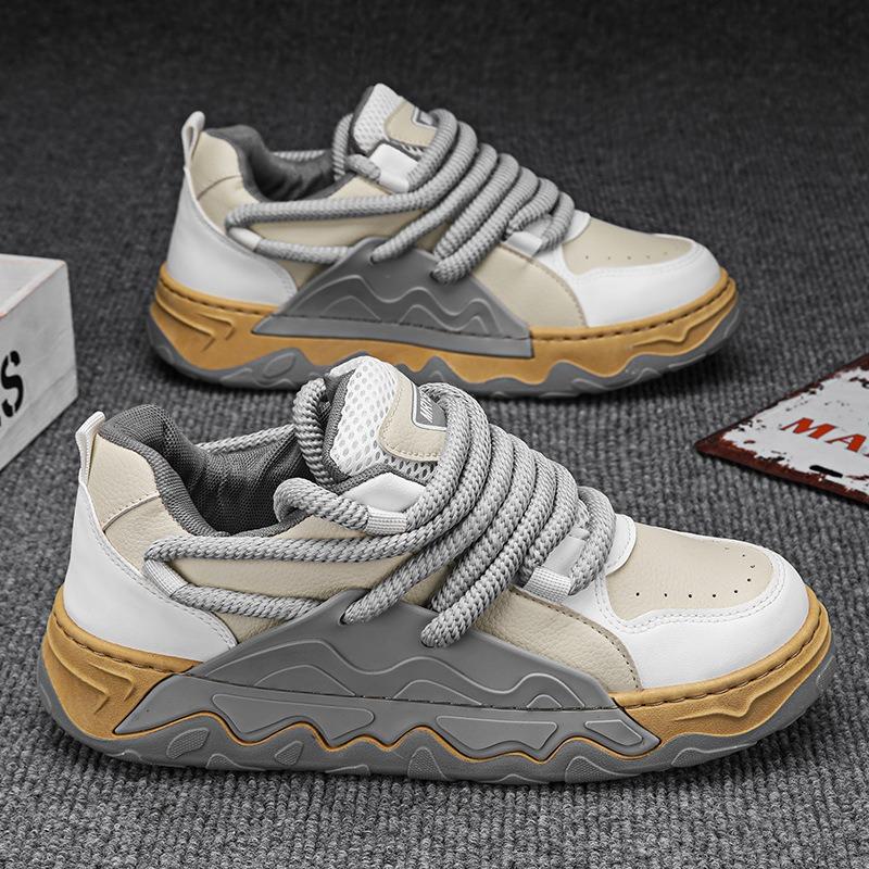 Модная мужская вулканизированная обувь Новая спортивная модная тенденция Уличная походная дизайнерская повседневная обувь для скейтбординга и бега для мужчин 44 хаки
Модная мужская вулканизированная обувь Новая спортивная модная тенденция Уличная походная дизайнерская повседневная обувь для скейтбординга и бега для мужчин 44 хаки