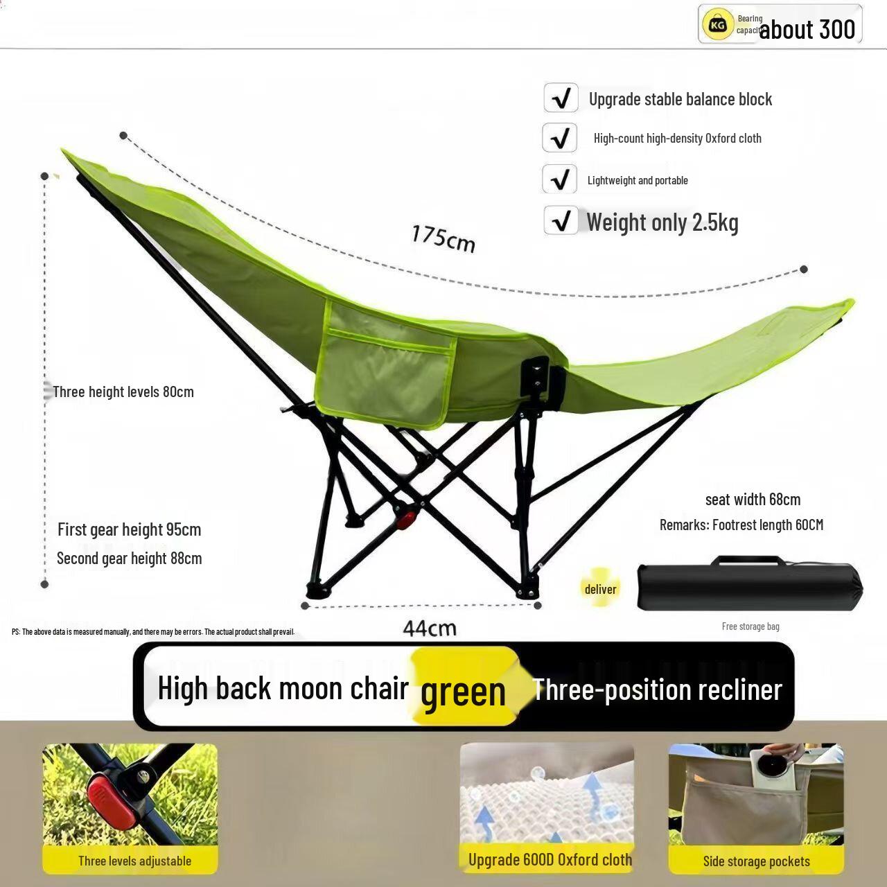 Foldable Moon Chair Set: Portable and stylish for lunch breaks, camping, picnics, leisure, and beach outings, complete with logo sticker.
Foldable Moon Chair Set: Portable and stylish for lunch breaks, camping, picnics, leisure, and beach outings, complete with logo sticker.