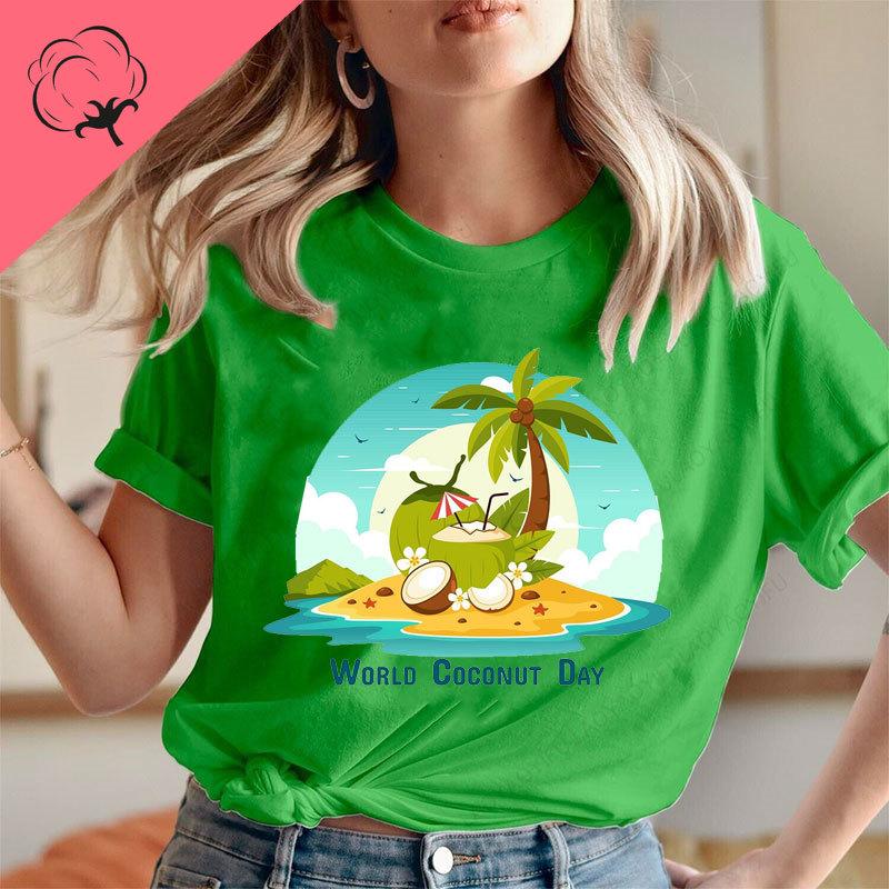 Beach Vibes Cute Preppy Coconut Tshirt Casual Funny Vsco Girl Tee Trendy Aesthetic Clothing Summer Y2k Vacation Trip Camisa Top S
Beach Vibes Cute Preppy Coconut Tshirt Casual Funny Vsco Girl Tee Trendy Aesthetic Clothing Summer Y2k Vacation Trip Camisa Top S