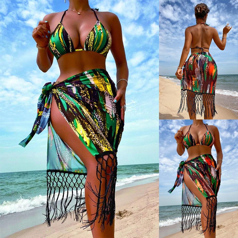 2024 European & American Bikini Trio: Stylish Split Swimsuit for Beach Vacations Small зелений
2024 European & American Bikini Trio: Stylish Split Swimsuit for Beach Vacations Small зелений