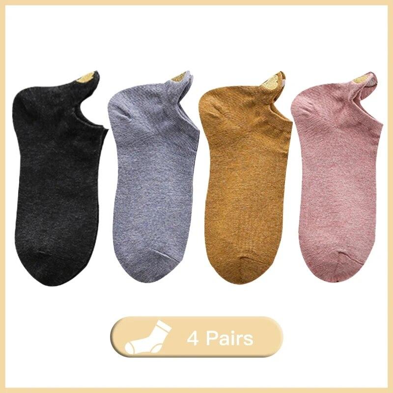 4 Pairs Lot Fashion Socks Women New Spring Color Novelty Girls Cute Heart Embroidery Casual Funny Ankle Socks Pack Single code
4 Pairs Lot Fashion Socks Women New Spring Color Novelty Girls Cute Heart Embroidery Casual Funny Ankle Socks Pack Single code