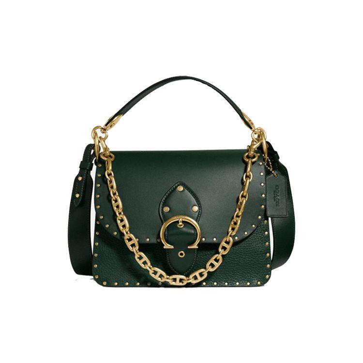 Coach Beat 25 Studded Chain Decor Leather Shoulder Crossbody Bag Medium Women bags Dark-Green C3838-B4RFT Basic Set (Bag+Dust Bag)
Coach Beat 25 Studded Chain Decor Leather Shoulder Crossbody Bag Medium Women bags Dark-Green C3838-B4RFT Basic Set (Bag+Dust Bag)