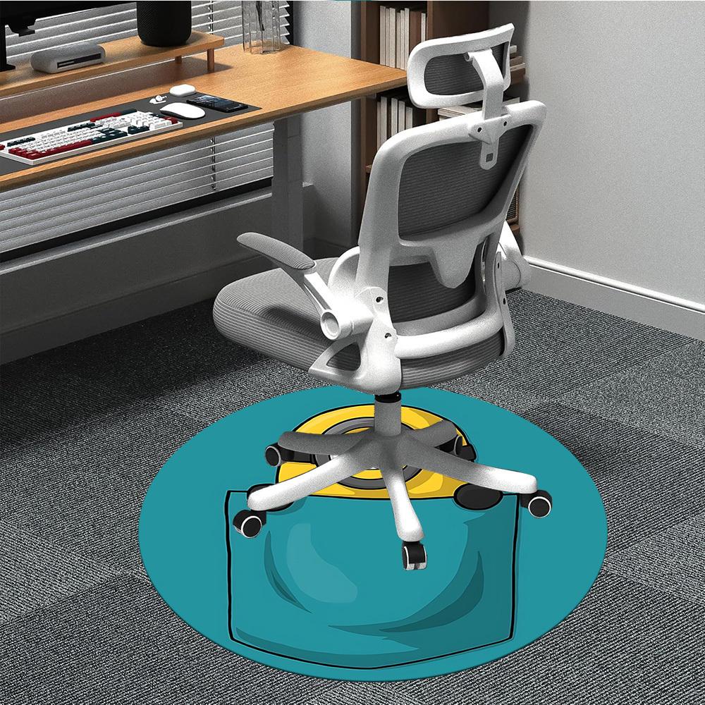 1pc Pocket Minion Office Round Area Rug, Under Office Chairs Bedroom Living Room Home Decor a1022272 80cm by 80cm
1pc Pocket Minion Office Round Area Rug, Under Office Chairs Bedroom Living Room Home Decor a1022272 80cm by 80cm