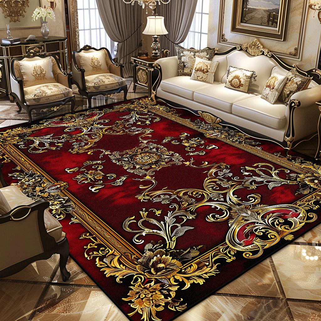 Розкішний Перський Ретро Килим Європейська Декорація Легко Чиститься Нековзкий Килим Великих Розмірів для Вітальні Спальні Гардеробної Миється М який Килимок 100*160cm
Розкішний Перський Ретро Килим Європейська Декорація Легко Чиститься Нековзкий Килим Великих Розмірів для Вітальні Спальні Гардеробної Миється М який Килимок 100*160cm