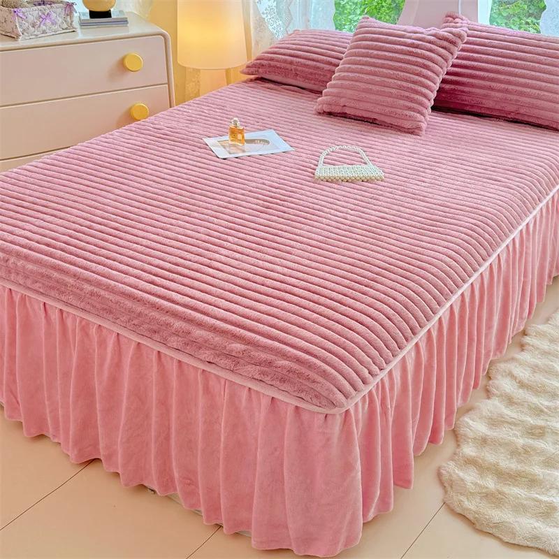 New Rabbit hair pull fleece bed skirt crystal fleece milk fleece bed skirt single piece without pillowcase only 2pcs pillowcase
New Rabbit hair pull fleece bed skirt crystal fleece milk fleece bed skirt single piece without pillowcase only 2pcs pillowcase
