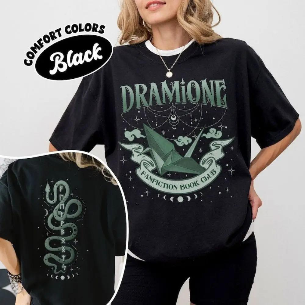 Dramione Fanfiction Comfort Shirt Unisexacled Draco Cotton Fashion Casual Short Sleeve Tops Women Streetwear Women Summer Tops New S
Dramione Fanfiction Comfort Shirt Unisexacled Draco Cotton Fashion Casual Short Sleeve Tops Women Streetwear Women Summer Tops New S