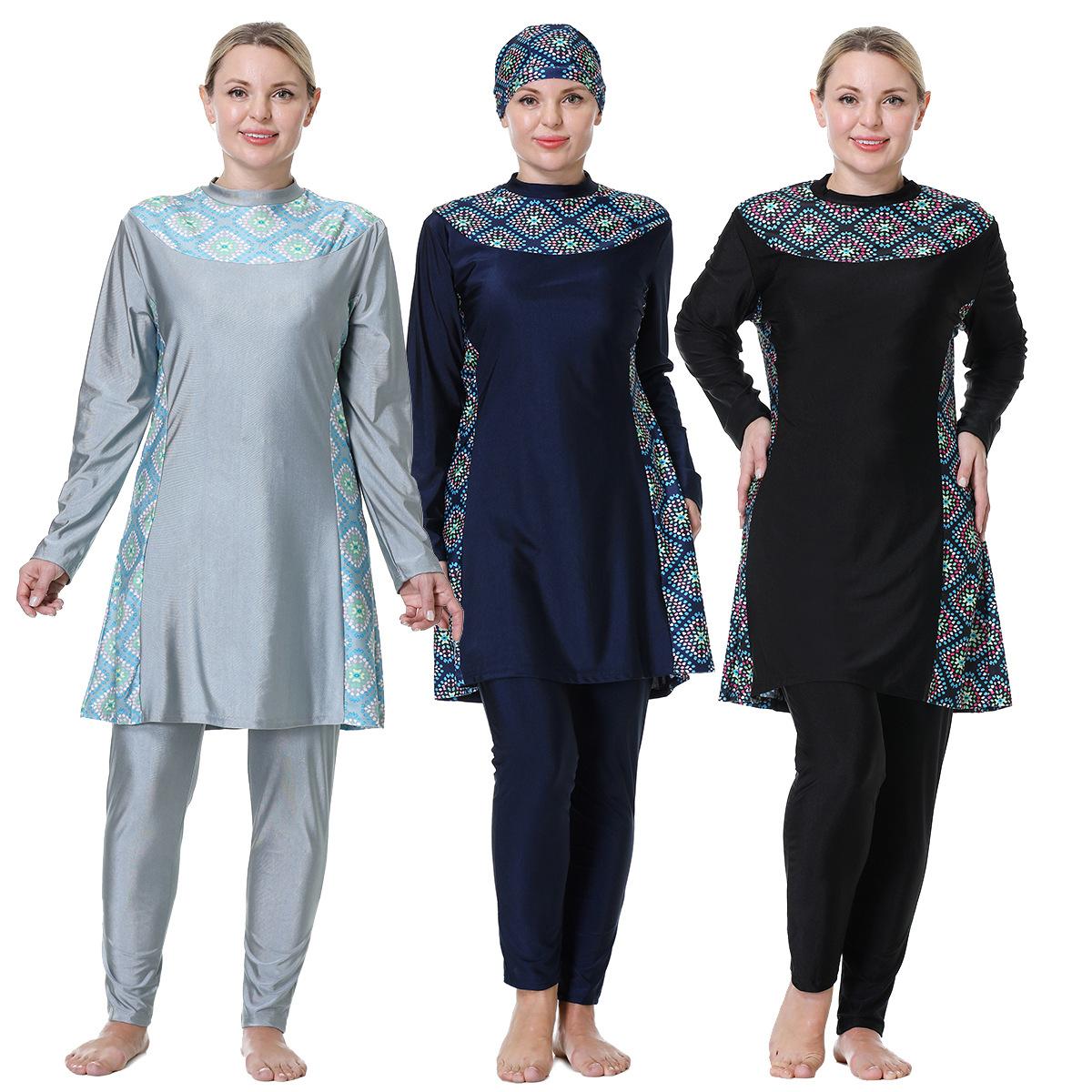 3XL-8XL Великий розмір Жіночий мусульманський купальний костюм Muslimah Повне покриття Жіночий плавальний костюм Високоеластичний консервативний пляжний одяг із 3 предметів 8XL темно-синього кольору
3XL-8XL Великий розмір Жіночий мусульманський купальний костюм Muslimah Повне покриття Жіночий плавальний костюм Високоеластичний консервативний пляжний одяг із 3 предметів 8XL темно-синього кольору
