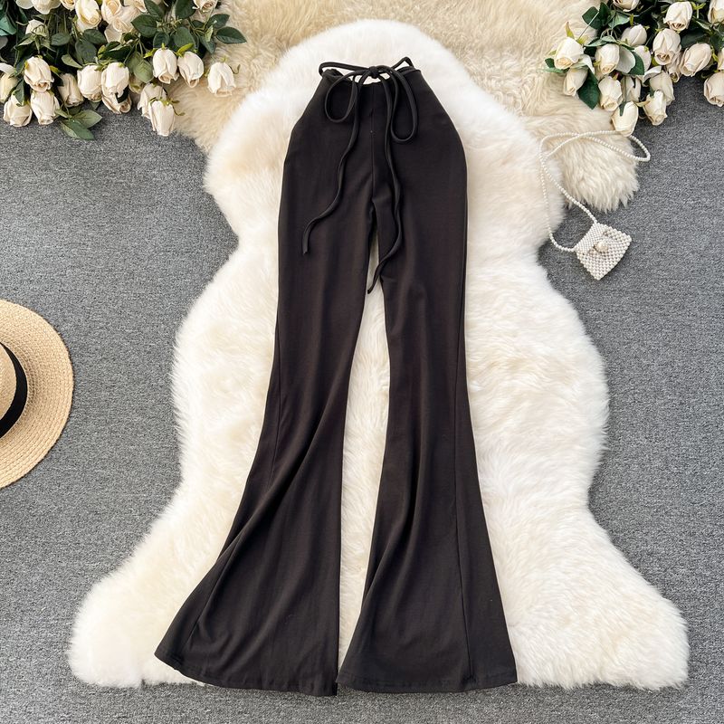 Fashion Sexy Wear Stylish Lace-up Waist-Controlled Slim Looking Silm Sheath Long Flared Pants Sexy Yoga Pants Dark gray One size
Fashion Sexy Wear Stylish Lace-up Waist-Controlled Slim Looking Silm Sheath Long Flared Pants Sexy Yoga Pants Dark gray One size