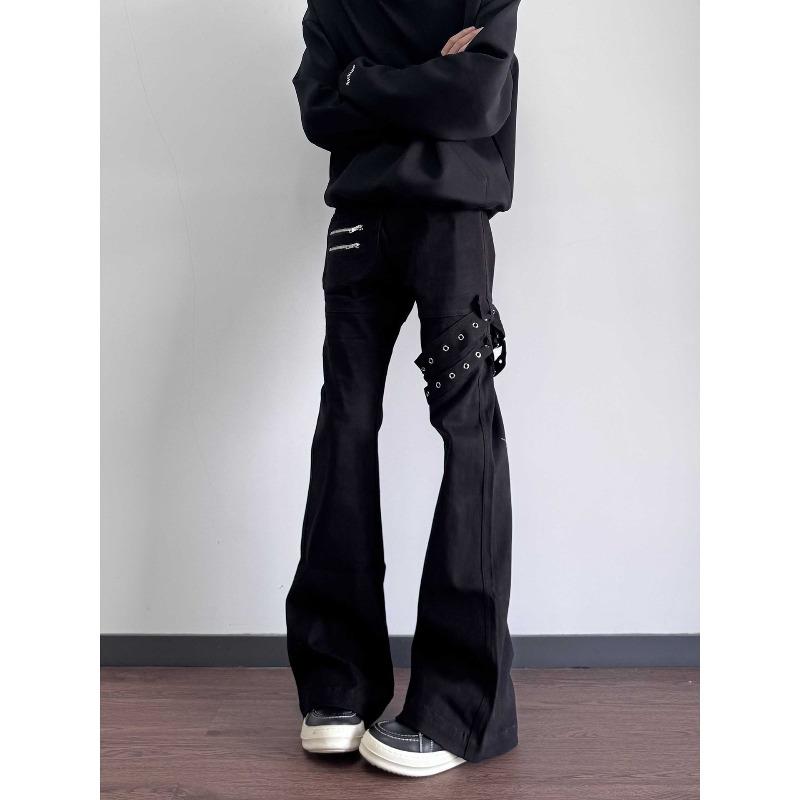 American high street vibe strap black micro-pull jeans men s design sense thin slim versatile casual trousers XXXL чорний
American high street vibe strap black micro-pull jeans men s design sense thin slim versatile casual trousers XXXL чорний