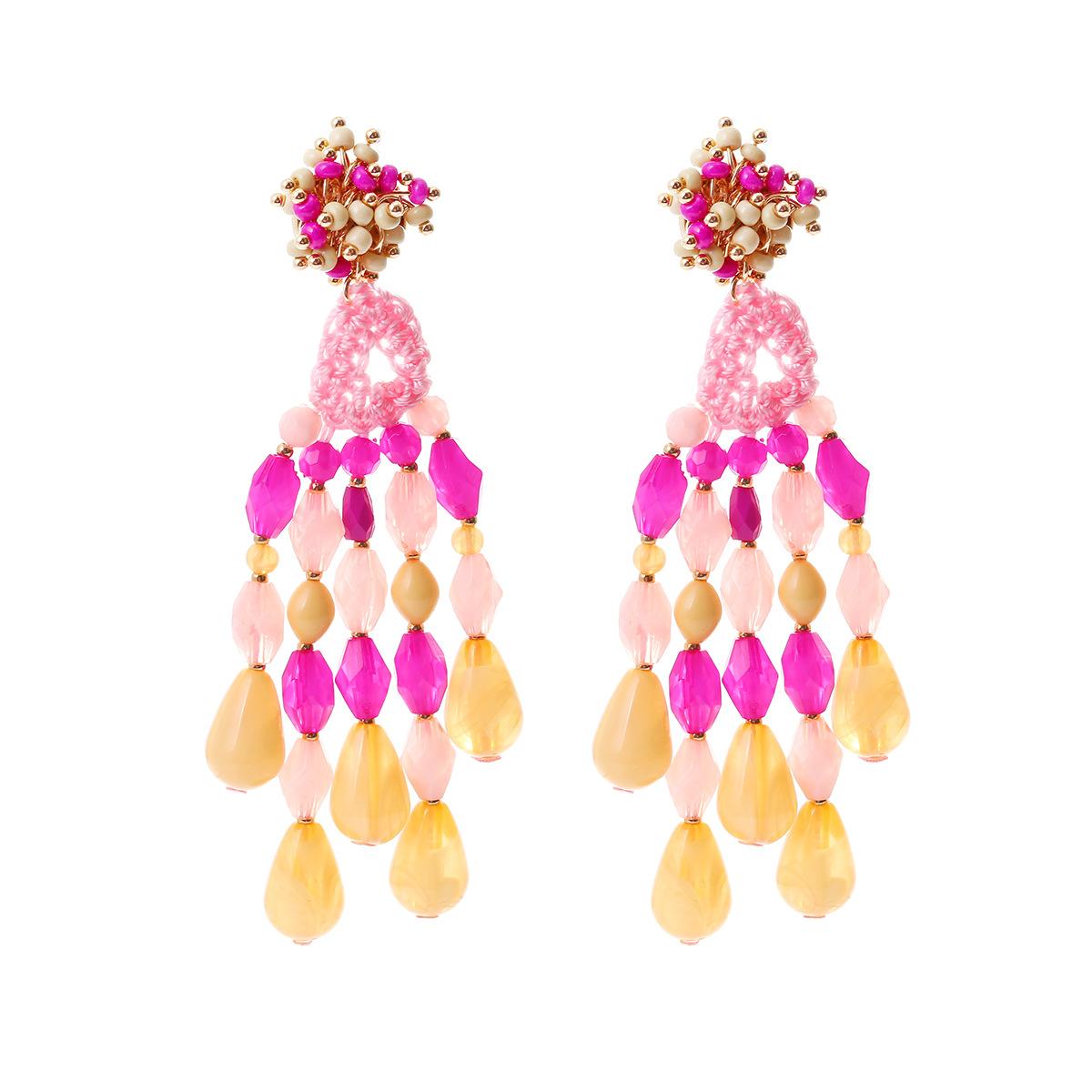 DIGADAGU Resin Bead Tassel Dangle Earrings New Gradient Luxury Earrings Women Everyday Zircon Accessories ZAA
DIGADAGU Resin Bead Tassel Dangle Earrings New Gradient Luxury Earrings Women Everyday Zircon Accessories ZAA