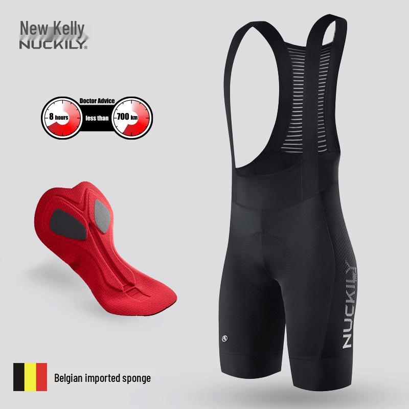 NUCKILY Men s Summer Cycling Bib Shorts with Belgium TMF Chamois and Shock Absorption. L чёрный
NUCKILY Men s Summer Cycling Bib Shorts with Belgium TMF Chamois and Shock Absorption. L чёрный