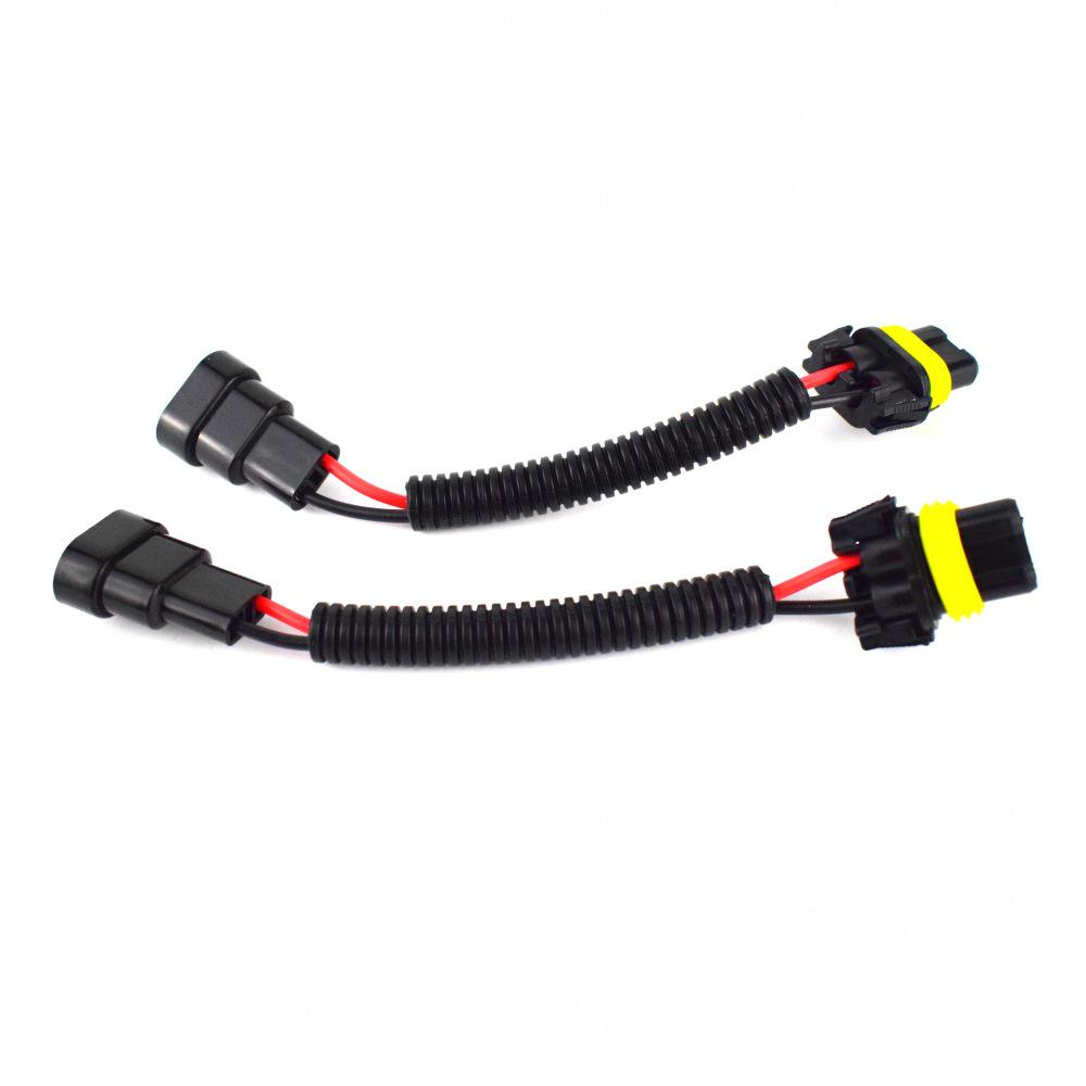 2Pcs H11 Male To HB3 9005 HB4 9006 Female Plug Connector Wiring Harness Car Headlight Fog Light Socket Adapter Cable H11 to 9005 9006
2Pcs H11 Male To HB3 9005 HB4 9006 Female Plug Connector Wiring Harness Car Headlight Fog Light Socket Adapter Cable H11 to 9005 9006