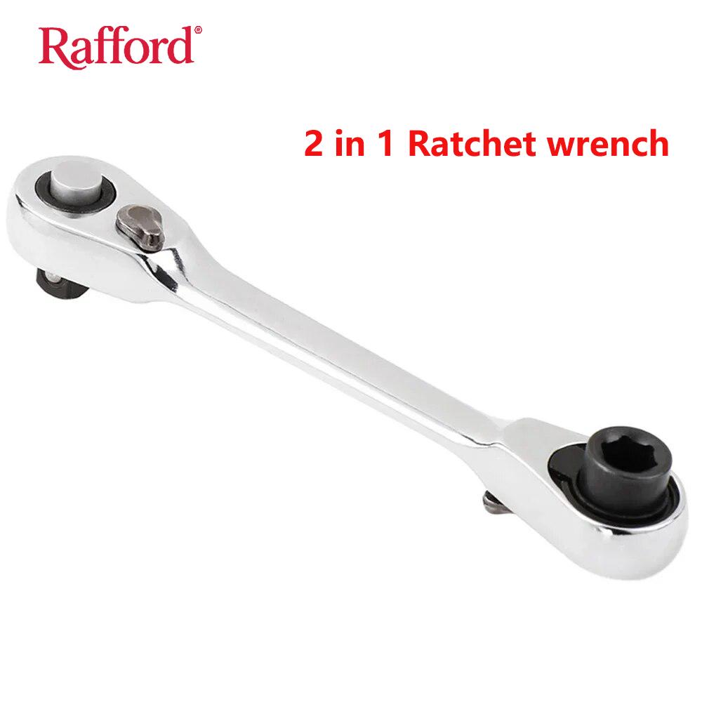 Rafford Mini Treble 1/4 Ratchet Wrench Double Ended Quick Socket Ratchet Wrench Screwdriver Hex Torque Wrenches Set 2in1 Spanner
Rafford Mini Treble 1/4 Ratchet Wrench Double Ended Quick Socket Ratchet Wrench Screwdriver Hex Torque Wrenches Set 2in1 Spanner