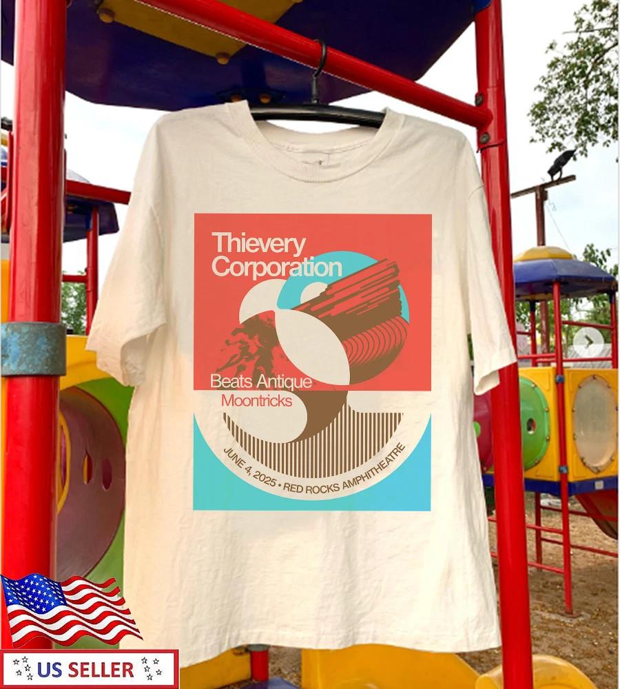 THIEVERY CORPORATION LIVE AT RED ROCKS Short Sleeve T Shirt S-5XL TA147 Unisex T-Shirt XXXXL
THIEVERY CORPORATION LIVE AT RED ROCKS Short Sleeve T Shirt S-5XL TA147 Unisex T-Shirt XXXXL