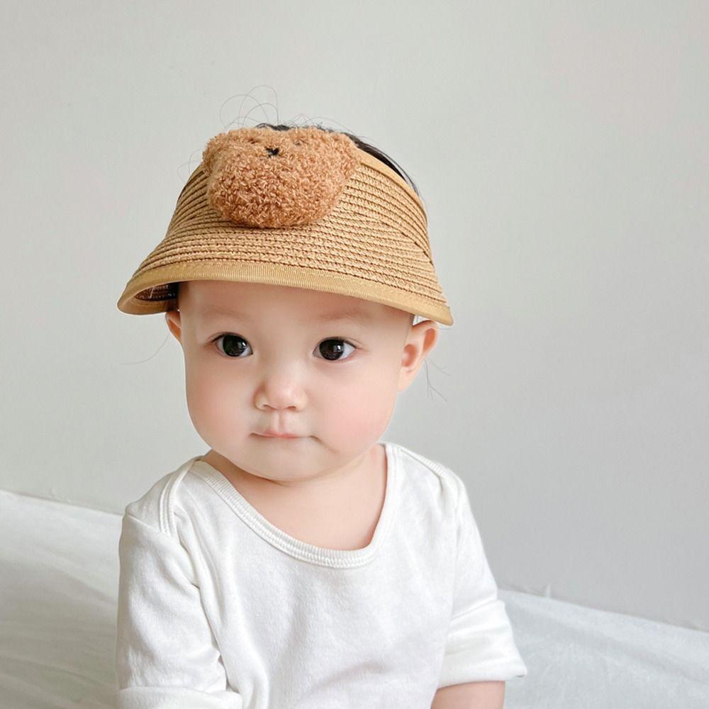 Wide Brim Sunscreen Hat Autumn Children Sun Visor Hat Empty Top Hat Korean Style Cap Kids Straw Hat
Wide Brim Sunscreen Hat Autumn Children Sun Visor Hat Empty Top Hat Korean Style Cap Kids Straw Hat