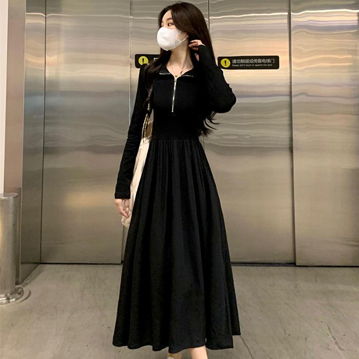 Korean version of Wenyi fan women s dress autumn and winter new design sense thin Tibetan meat base dress 2XL чорний
Korean version of Wenyi fan women s dress autumn and winter new design sense thin Tibetan meat base dress 2XL чорний