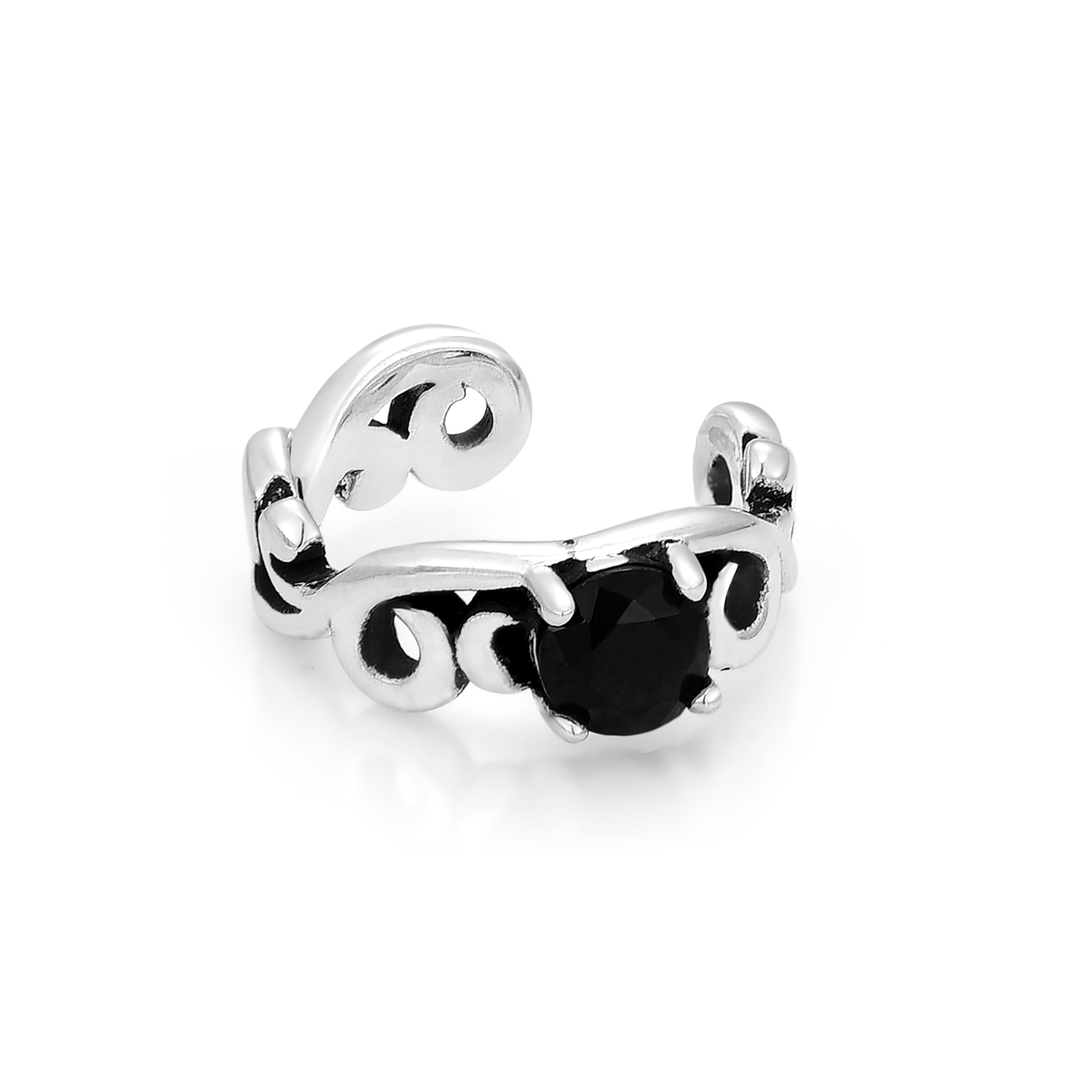 PHNIBIRD Ear Cuff Black Spinel 925 Silver Arabesque Pattern Metal Allergy Compatible Fake Earrings Painless Openwork Carving Casual Pattern Men s
PHNIBIRD Ear Cuff Black Spinel 925 Silver Arabesque Pattern Metal Allergy Compatible Fake Earrings Painless Openwork Carving Casual Pattern Men s