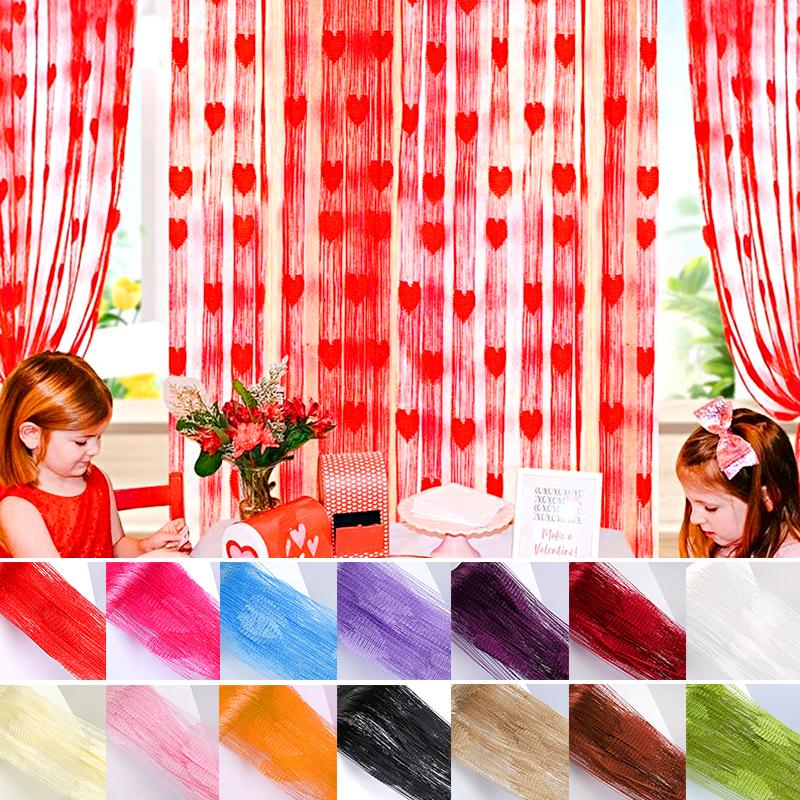 1PC Window Curtain Korean Entrance Door DIY Heart Pattern Modern Simple 100x200cm Home Decoration String Curtain
1PC Window Curtain Korean Entrance Door DIY Heart Pattern Modern Simple 100x200cm Home Decoration String Curtain