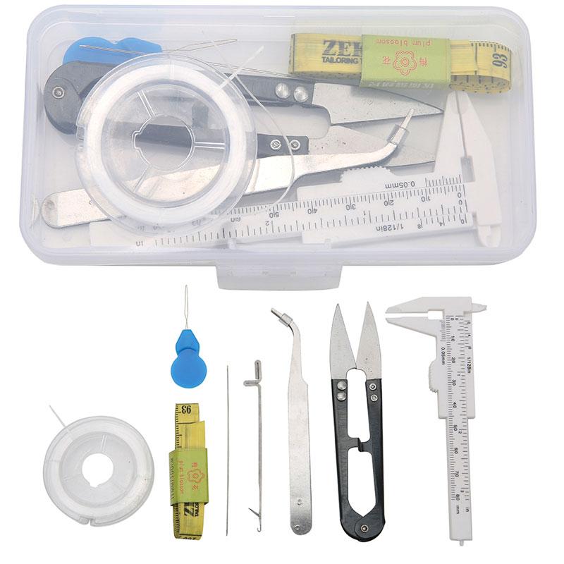 Jewelry Beading Tools Kit Set Elastic Cord Needle Tweezers Scissors Vernier Calipers Measure For DIY Bracelet Necklace Making
Jewelry Beading Tools Kit Set Elastic Cord Needle Tweezers Scissors Vernier Calipers Measure For DIY Bracelet Necklace Making