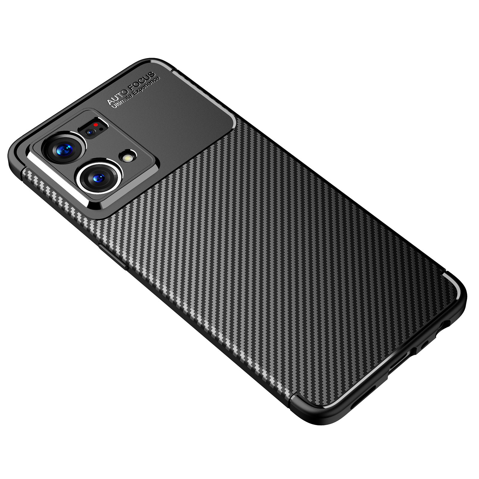 For Oppo Reno7 4G Minimalist Soft TPU Skin Phone Case Carbon Fiber Texture Shock-Absorbing Protection Cover Black
For Oppo Reno7 4G Minimalist Soft TPU Skin Phone Case Carbon Fiber Texture Shock-Absorbing Protection Cover Black