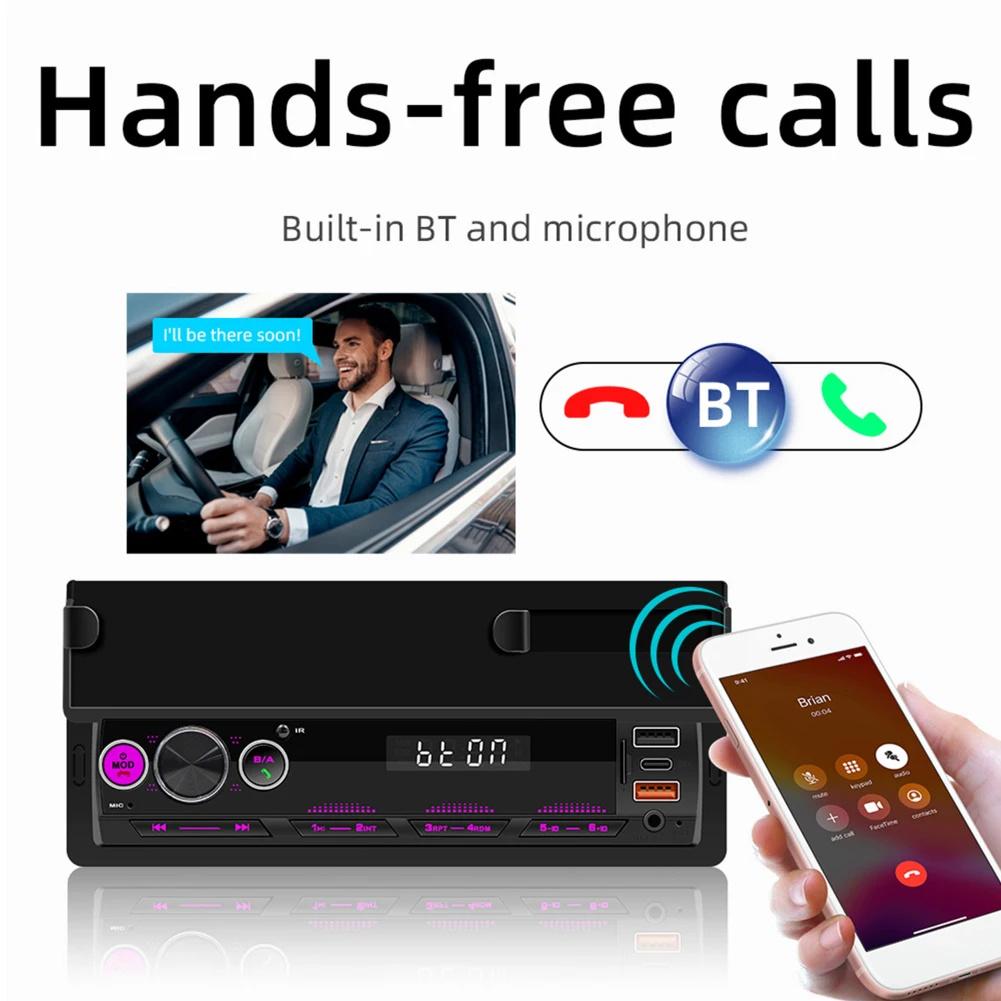 D160 Автомобільний MP3-плеєр з підтримкою Bluetooth FM-радіо Мультимедійний плеєр для відтворення музики без втрат Type A
D160 Автомобільний MP3-плеєр з підтримкою Bluetooth FM-радіо Мультимедійний плеєр для відтворення музики без втрат Type A