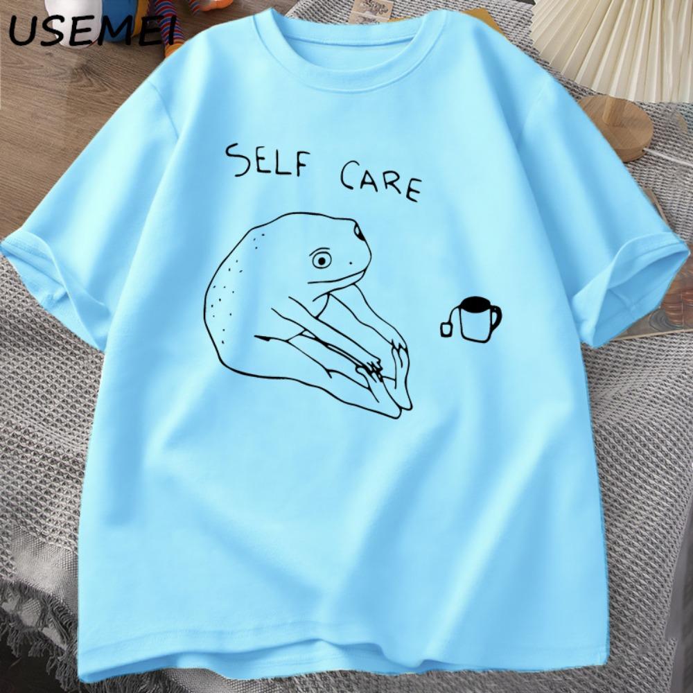 Funny Frog Self Care T-Shirt Retro Cottagecore Frog Printed Tshirt Women Men Summer Round Neck Short Sleeve Tee Shirt Streetwear S
Funny Frog Self Care T-Shirt Retro Cottagecore Frog Printed Tshirt Women Men Summer Round Neck Short Sleeve Tee Shirt Streetwear S