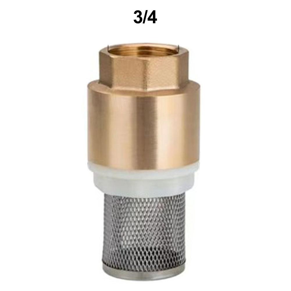 Filter Valve Brass Check Valve Garden 1/2inch 3/4inch Bottom Valve Irrigation Systems Strainers Suction Valves
Filter Valve Brass Check Valve Garden 1/2inch 3/4inch Bottom Valve Irrigation Systems Strainers Suction Valves