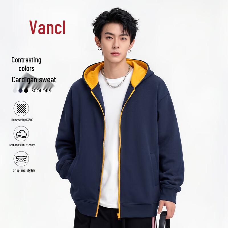 VANCL Men s American Retro Color Block Hooded Cardigan M
VANCL Men s American Retro Color Block Hooded Cardigan M
