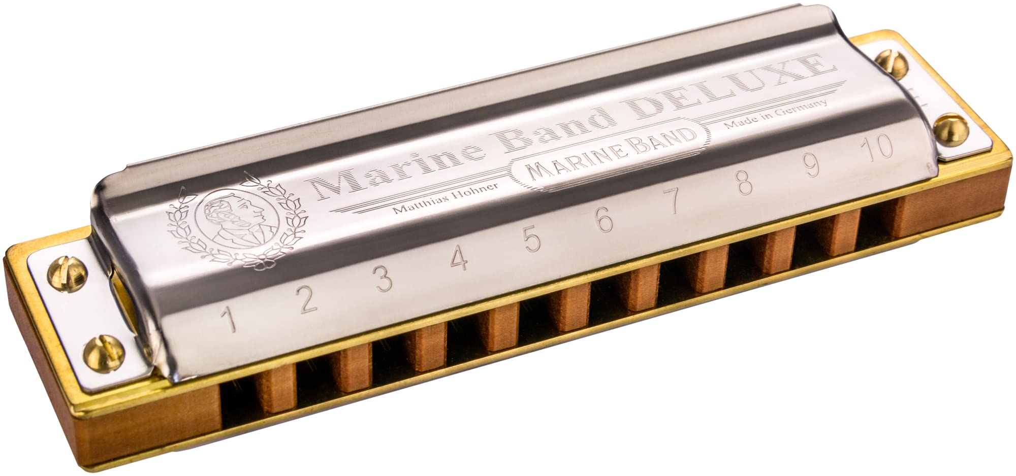 HOHNER MARINE BAND DELUXEC Гармоника Marine Band Deluxe 10 отверстий, серебристая
HOHNER MARINE BAND DELUXEC Гармоника Marine Band Deluxe 10 отверстий, серебристая