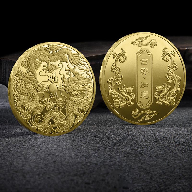 1Pc 2024 год Дракон Памятные монеты Китайские зодиакальные монеты
1Pc 2024 год Дракон Памятные монеты Китайские зодиакальные монеты