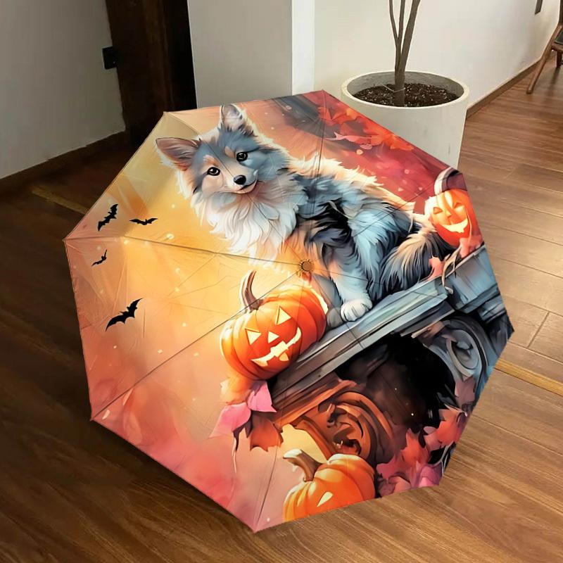 1pc Halloween Fox Automatic Open/Close Umbrella, Folding Compact Umbrella with Lightweight Design for Women/Men yy251011105
1pc Halloween Fox Automatic Open/Close Umbrella, Folding Compact Umbrella with Lightweight Design for Women/Men yy251011105