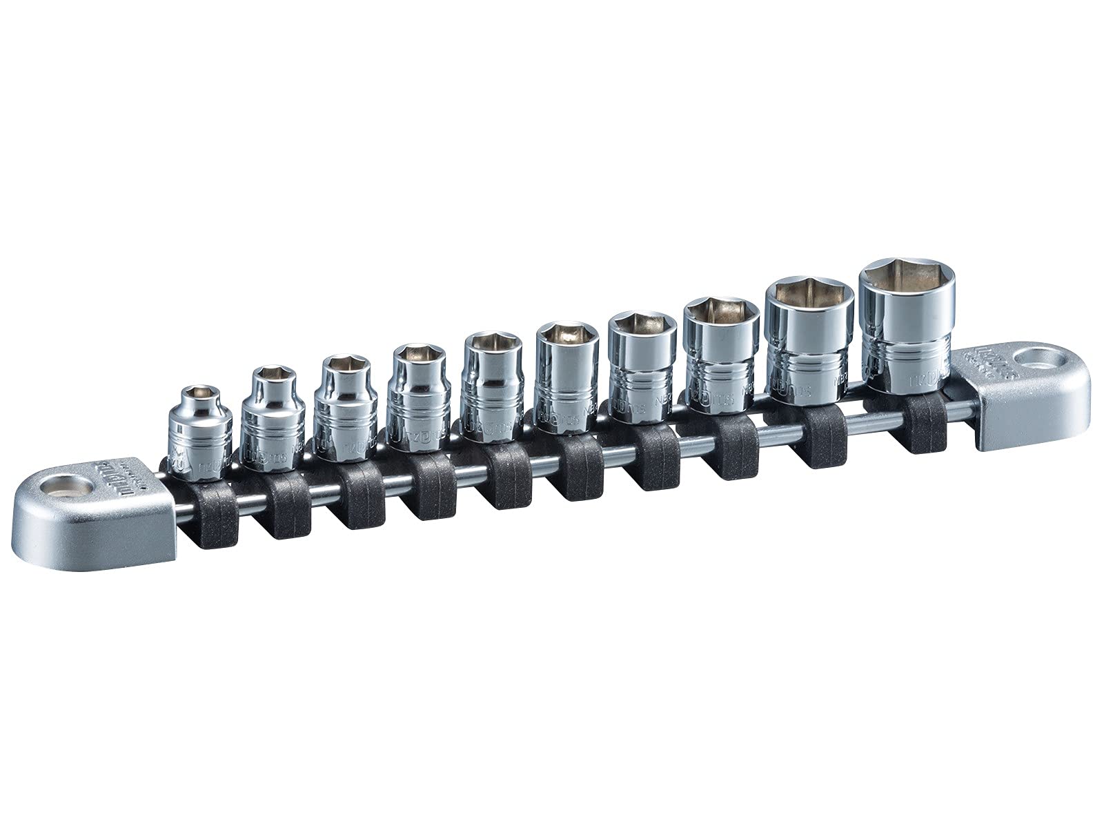 Kyoto Machinery Tools Nepros Inch Size Socket Set 10 Pieces Hexagonal NTB210BA (KTC) 6.3SQ
Kyoto Machinery Tools Nepros Inch Size Socket Set 10 Pieces Hexagonal NTB210BA (KTC) 6.3SQ