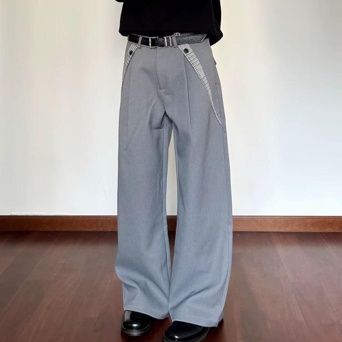High-End Black Curved Blade Western Trousers: Unisex Cleanfit Loose Drape Wide-Leg Casual Pants XL сірий колір
High-End Black Curved Blade Western Trousers: Unisex Cleanfit Loose Drape Wide-Leg Casual Pants XL сірий колір