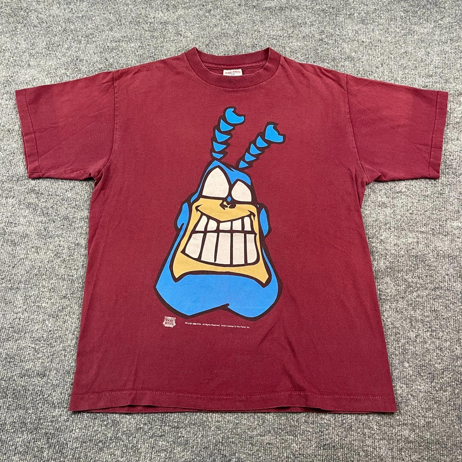 Vintage 1996 The-Tick Cartoon Shirt Large 21x27 Maroon L
Vintage 1996 The-Tick Cartoon Shirt Large 21x27 Maroon L